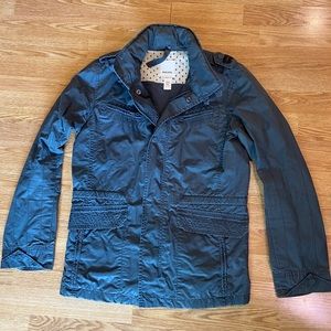 Diesel Mens Military-Style Cotton Jacket